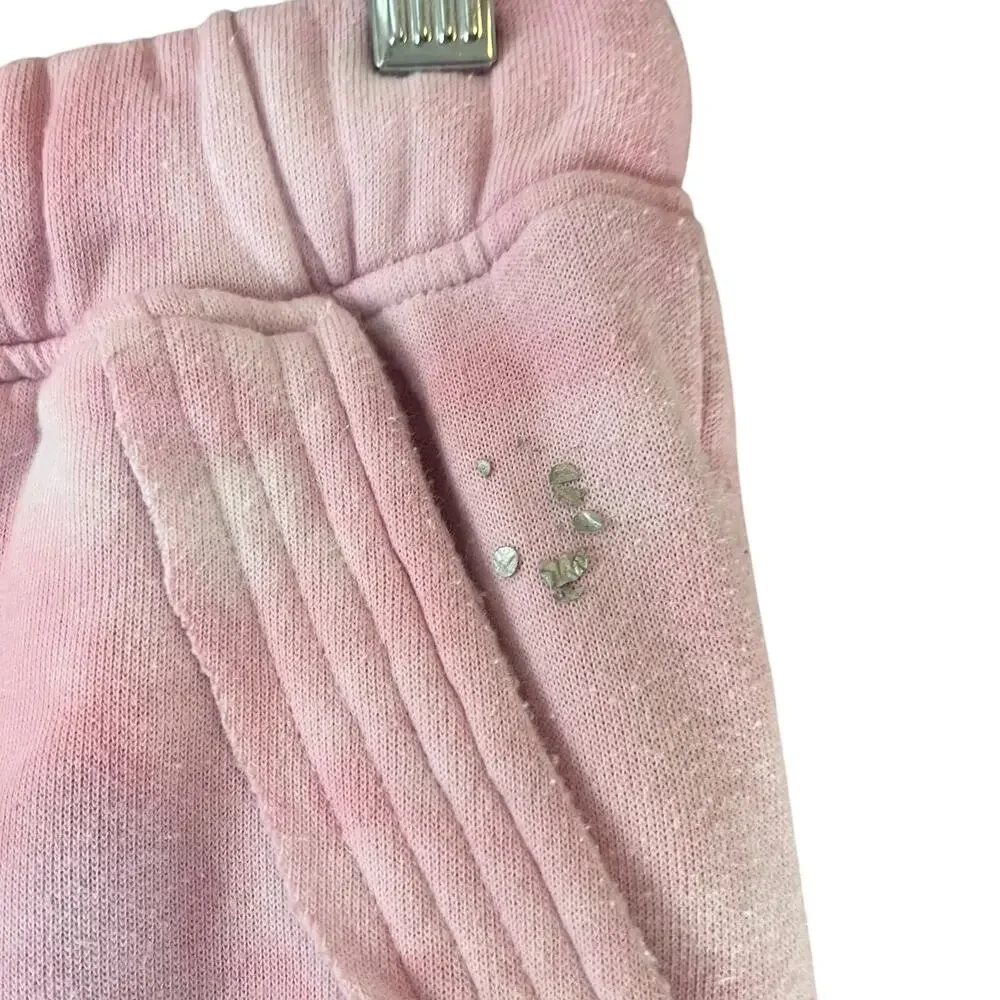 Free People Movement Work It Out Tie Dye Hoodie Pants Set Medium Pink - Picture 6 of 9